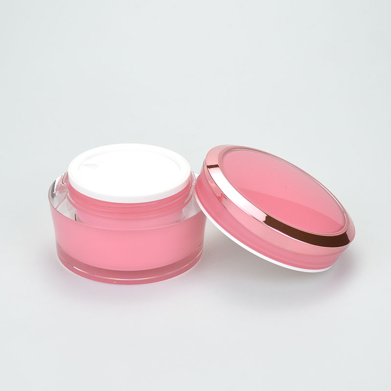 Großhandel 30 ml 50 ml leerer arcylischer kosmetischer Kosmetikglas mit kosmetischem Kosmetik -Jar Low MOQ