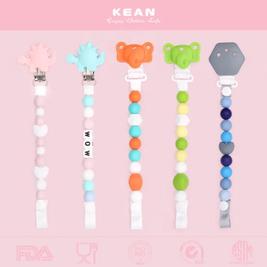 New Funny Nipple Baby Teethers Pacifier Clip Baby Pacifier Chain