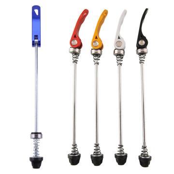 1 Pair Bicycle Wheel Hub Skewers Quick Release Bolt Lever Axle Bike Cycling Quick-release Lever Bicycle Riding Accessories