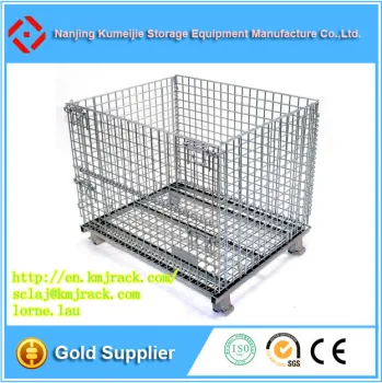 CE Certificate Promotion Steel Collapsible Wire Mesh Container