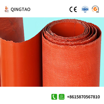 Fire retardant silicone coated fiberglass tela