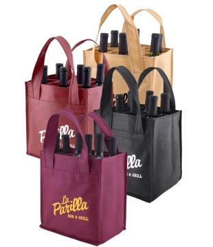 Promotional Non-Woven Bottle Bags