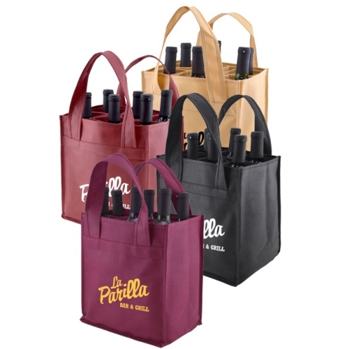 Promoção de sacolas de vinho não tecidas de grande capacidade