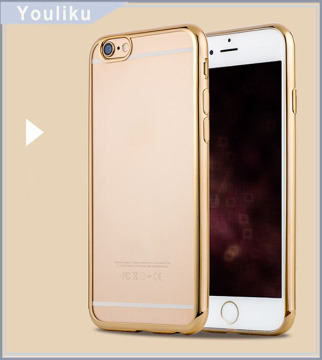 Ultra thin Electroplating Frame Bumper Back TPU Soft Clear Case Cover For MEIZU MX5 For Samsung galaxy on5 on7 A510 A310 2016