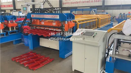 step roof roll forming tile making machinery