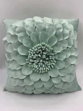 MOSELL! Fashion Design 3D Flower Hand-Made Polyester Cushion