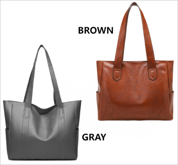 Fashionable PU tote bag for women