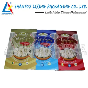 LIXING PACKAGING plastic frozen food zip lock packaging bag
