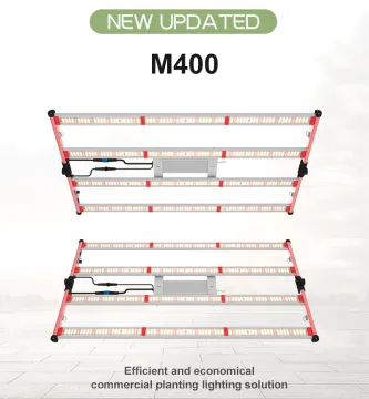 AGLEX Foldable Led Grow Light 4 Bars 400W