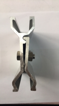 Rooftop Aluminum solar mounting structures Non-rail clamps