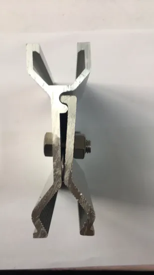 Rooftop Aluminum solar mounting structures Non-rail clamps