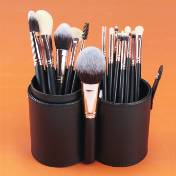 Custom Logo Wooden Hair Brush Set with Holder and Bag