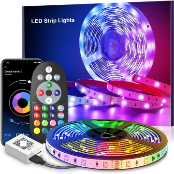 High Quality Colorful SMD 3535 WiFi App Flexible RGB LED Strip Kit for Decoration