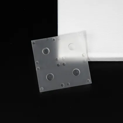 Irregular optical glass filter