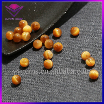 Precious Gemstone 6mm Natural African Golden Tiger Eye Loose Strand Beads for Sale