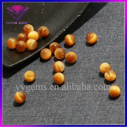 6MM Top Quality Tiger's Eye Golden Beads Natural Gem Stone Price Per Strand