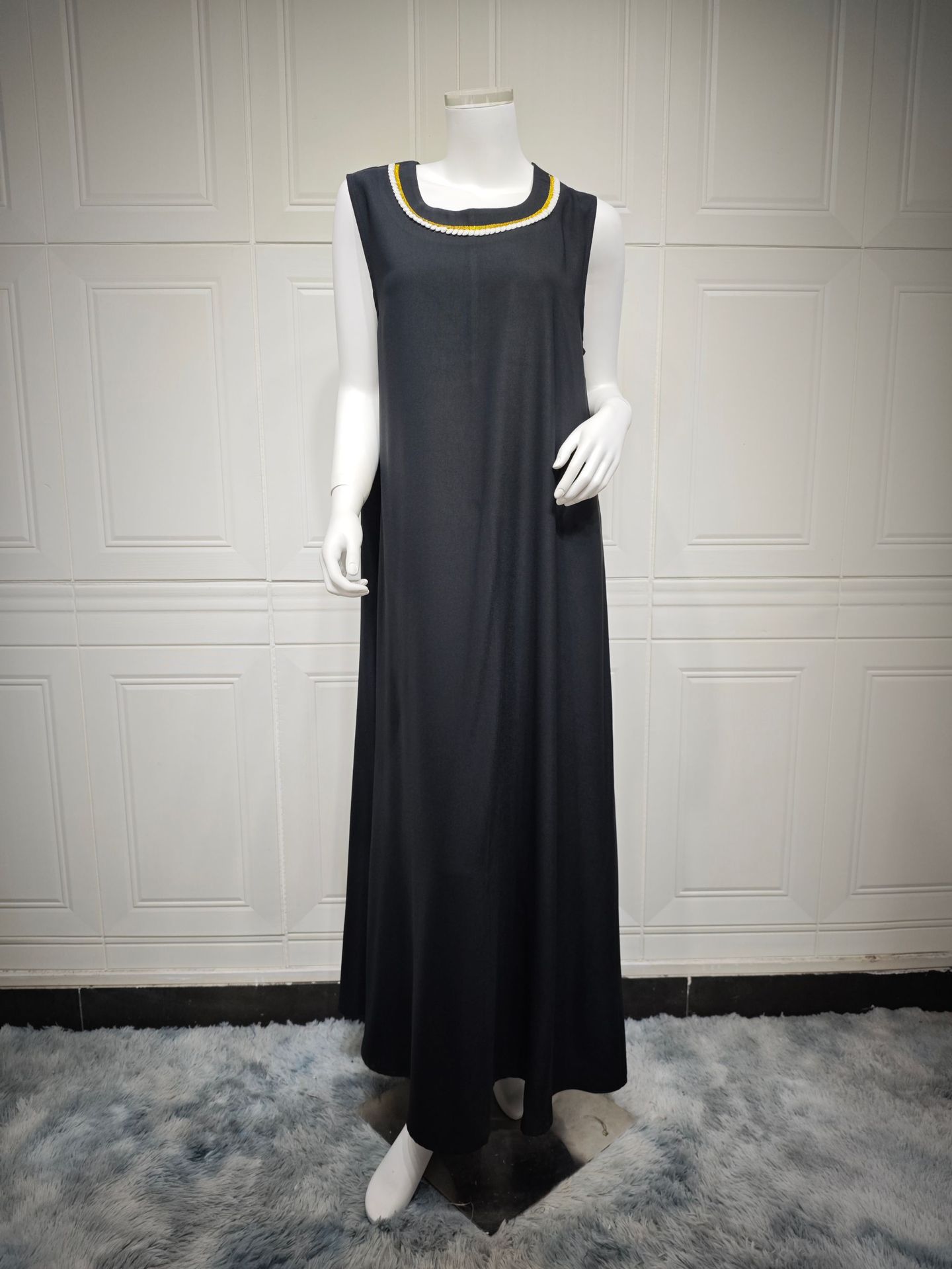 Ramadan Jalabiya Abaya Set AB432 (7)