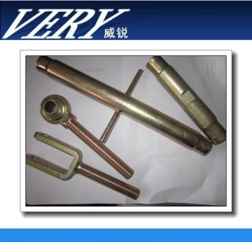 Yellow zinc plating steel threaded rods for truck parts