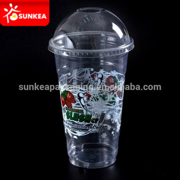 Disposable logo printed plastic cup 650ml