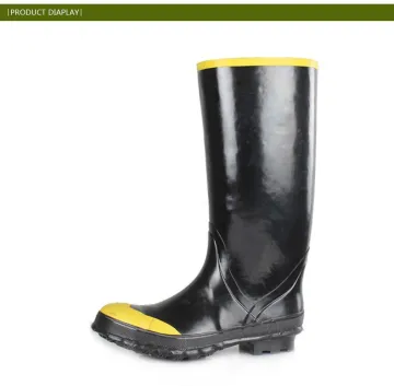2016 cheap men rubber rain boots With Steel Toe,rubber boots for men,safty rain boots
