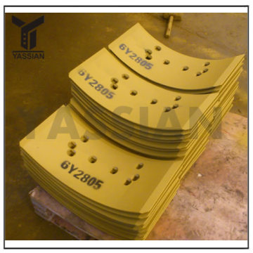 6Y2805 Grader Overlays gebogene Schneide Edge End Bit China Hersteller Factory