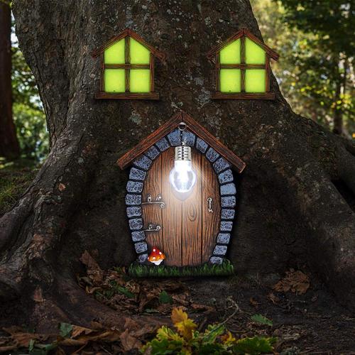  Solar Powered Fairy Gnome with Litter lamp Manufactory