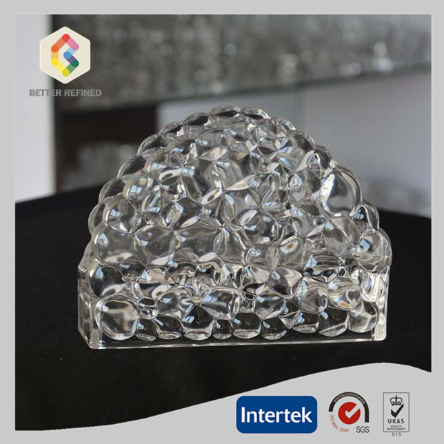 Crystal Glass Napkin Holder