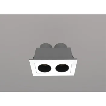 Double Head Adjustable Internal Lighting - 4W Anti-Glare Embedded Spotlight