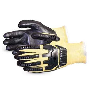 Guantes de trabajo con estilo de algodón interior con PVC
