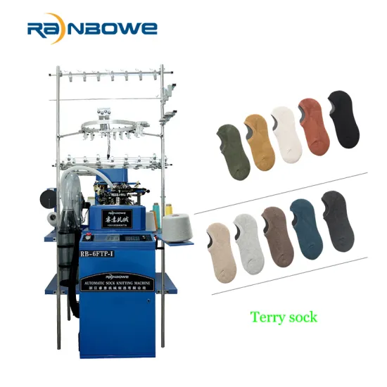 RB-6FTP-I Terry Sport Socks Knitting Machine: High-Efficiency Production Solution for Sock Manufacturing
