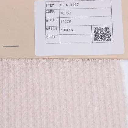 Polyester Waffle Recycle Fabric