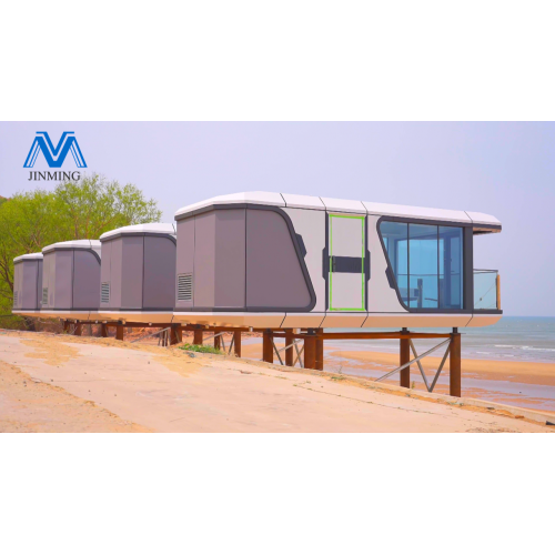 Cheap prefabricated modular wind proof Capsule House