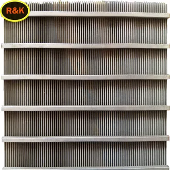 Stainless Steel and Nickel-Based Alloy Wedge Wire Screen for Water Treatment