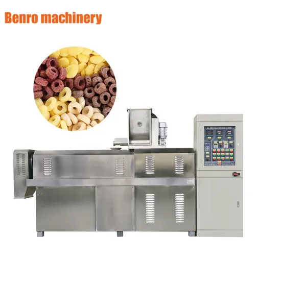 250 kg/h Cheetos Extruded Corn Puff Twin Screw Snack Machine Food Processing Line