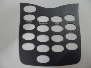 Scratchproof PC Membrane Switch Panel , Black Membrane Cont