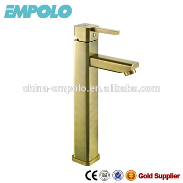 bronze color design chrome brass ceramic cartridge bath sink high basin faucet mixer tap sanitary ware factory 98 1102