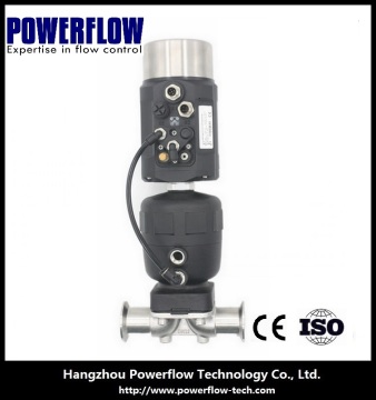 pneumatic regulating valve with intelligent positioner