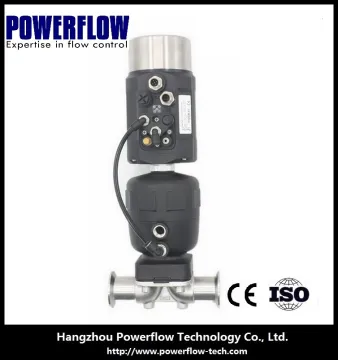 pneumatic diaphragm regulating valve with intelligent positioner
