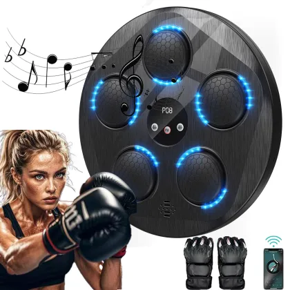 Wall Mounted Leather Music Boxing Machine