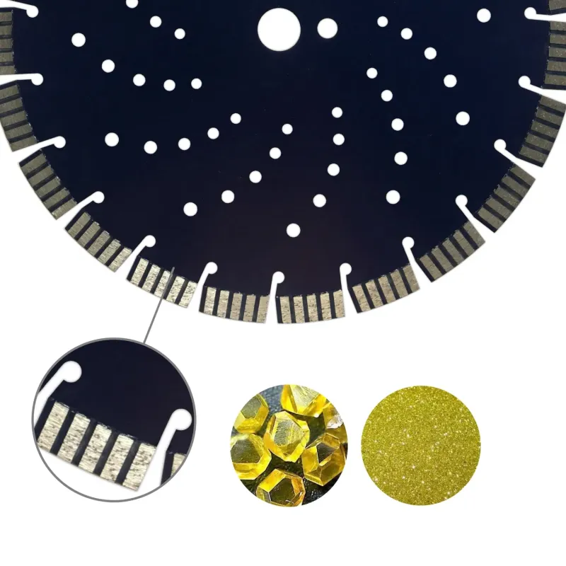Laser Welded Diamond Cutting Disc for Reinforced Concrete and Stone