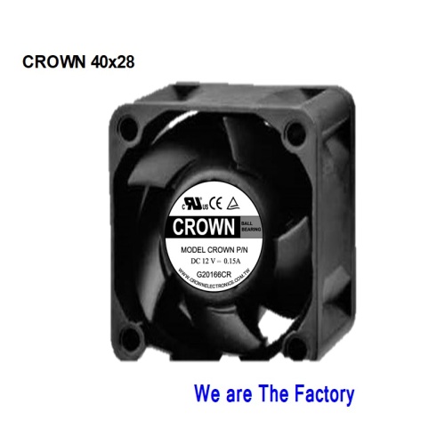 Crown dc cooling fan 40x40x28 with good quality