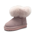 Bottines d&#39;hiver en cuir pour enfants Warm Warm