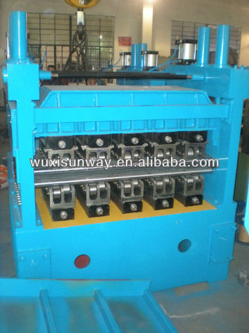 Steel panel levelling machine