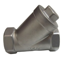 Investment Casting Stainless Steel Industrial Y-Type Strainer/Filter With Female Thread