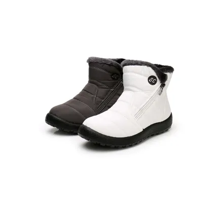 Mom's short boots anti slip cotton boots