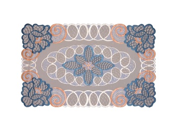 New Design Pattern Rectangle Lace Placemats