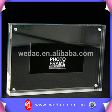 Square Acrylic Magnet Photo Crystal Frame