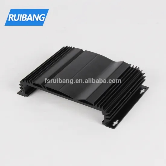 Aluminum electronic enclosures diy wall mounting extruded oem aluminum heat sink enclosure