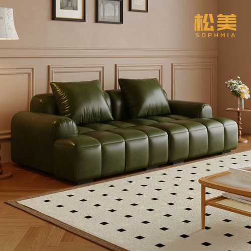 Модульный кожаный диван Piedmont с высочайшим мастерством исполнения