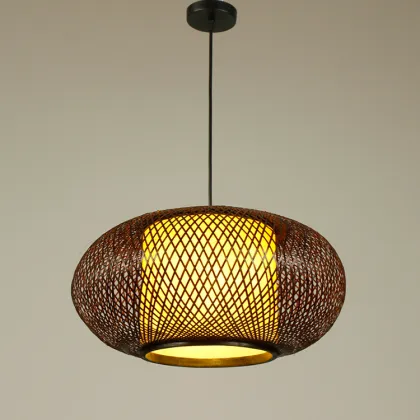 Modern bamboo chandelier lighting for tatami living room